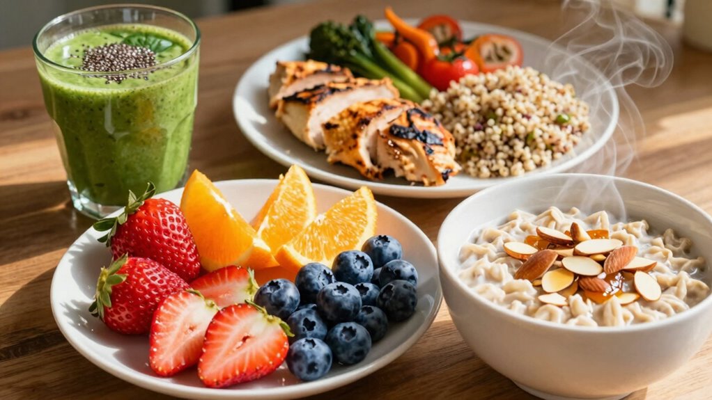 balanced meals throughout day