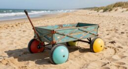beach wagons with balloon wheels