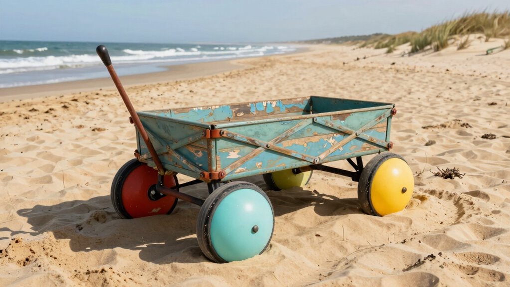 beach wagons with balloon wheels