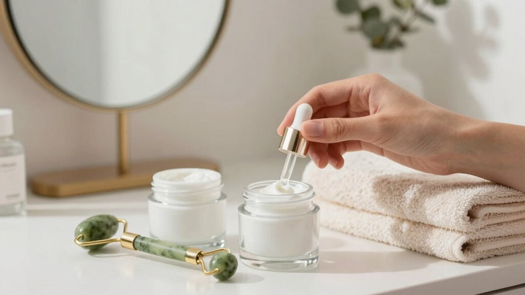 consistent tailored skincare routine
