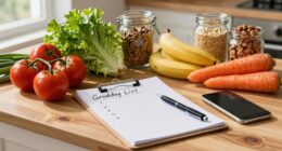 create organized shopping plan