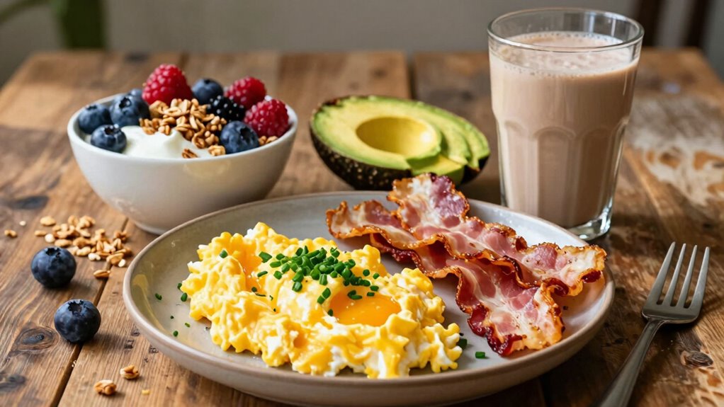 high protein quick breakfast options