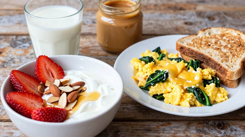 high protein quick breakfast
