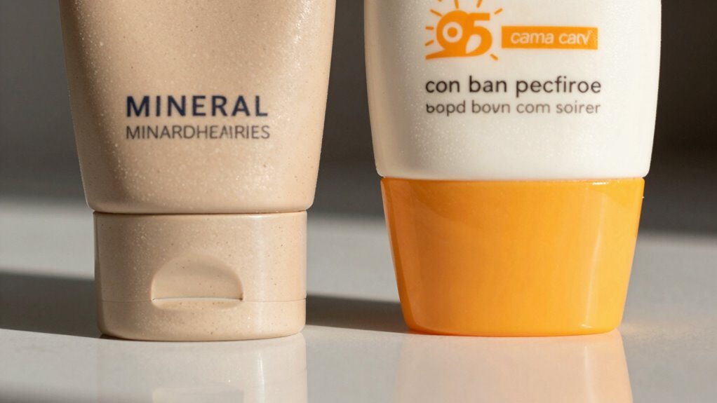 mineral vs chemical sunscreens