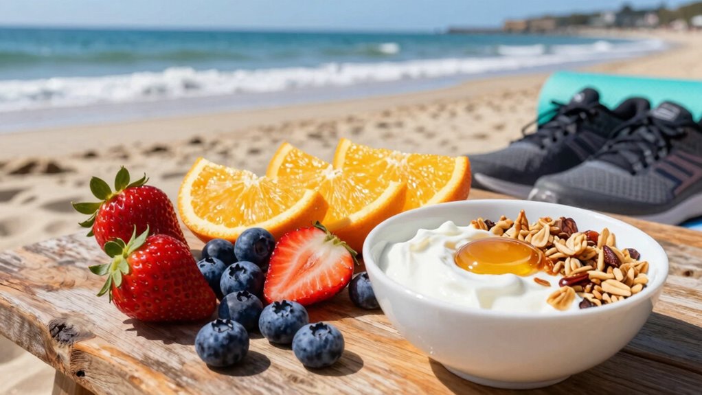 pre beach workout nutrition