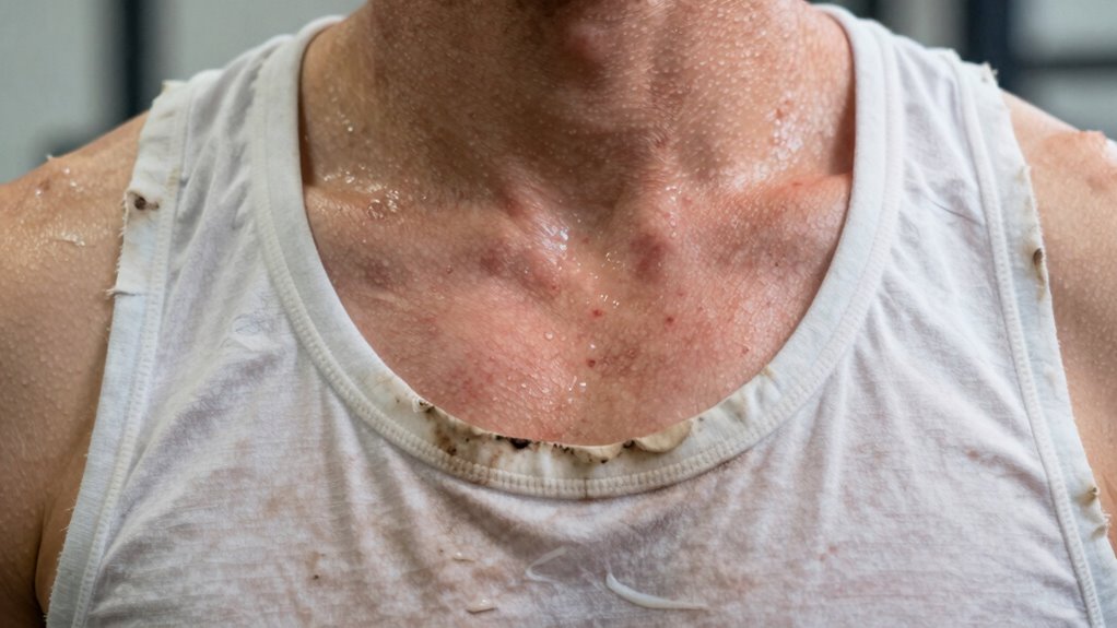 skin irritation from workout wear