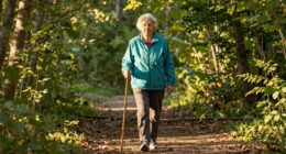walking promotes aging independence