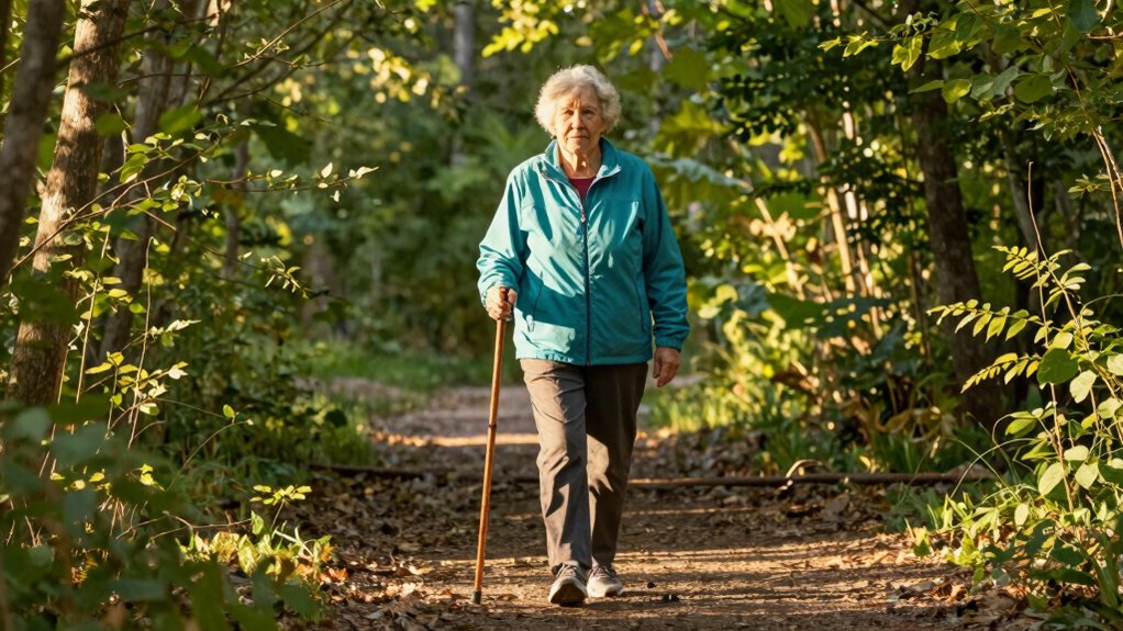 walking promotes aging independence