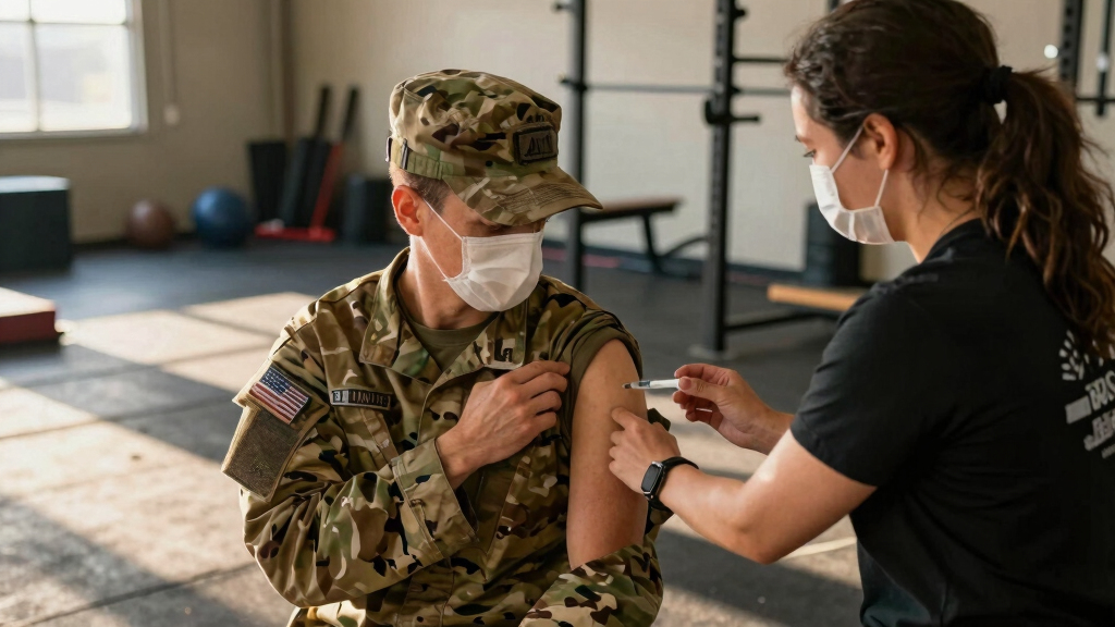 US military requires flu vaccine for some after outbreak in Texas training center